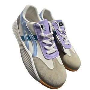 De Florance Vintage Made In Italy Women's Sneakers, Blue Purple And White Sz 9